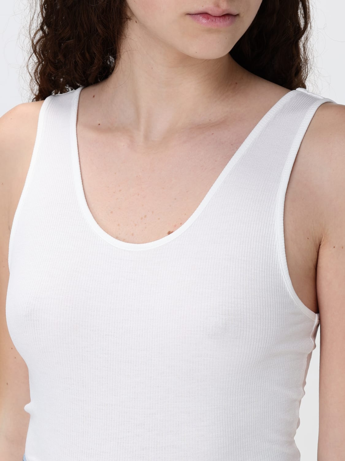 オールインワン・サロペット ANINE BING Women Bodysuit Tops A 08 10672 OFW1 Beige ANINE BING: Body woman - Beige | Anine Bing top A0810672