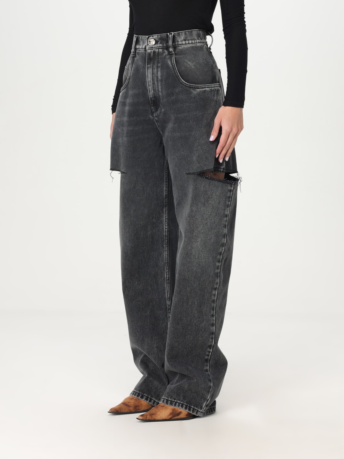 MAISON MARGIELA JEANS: Pantalon femme Maison Margiela, Noir - Img 3