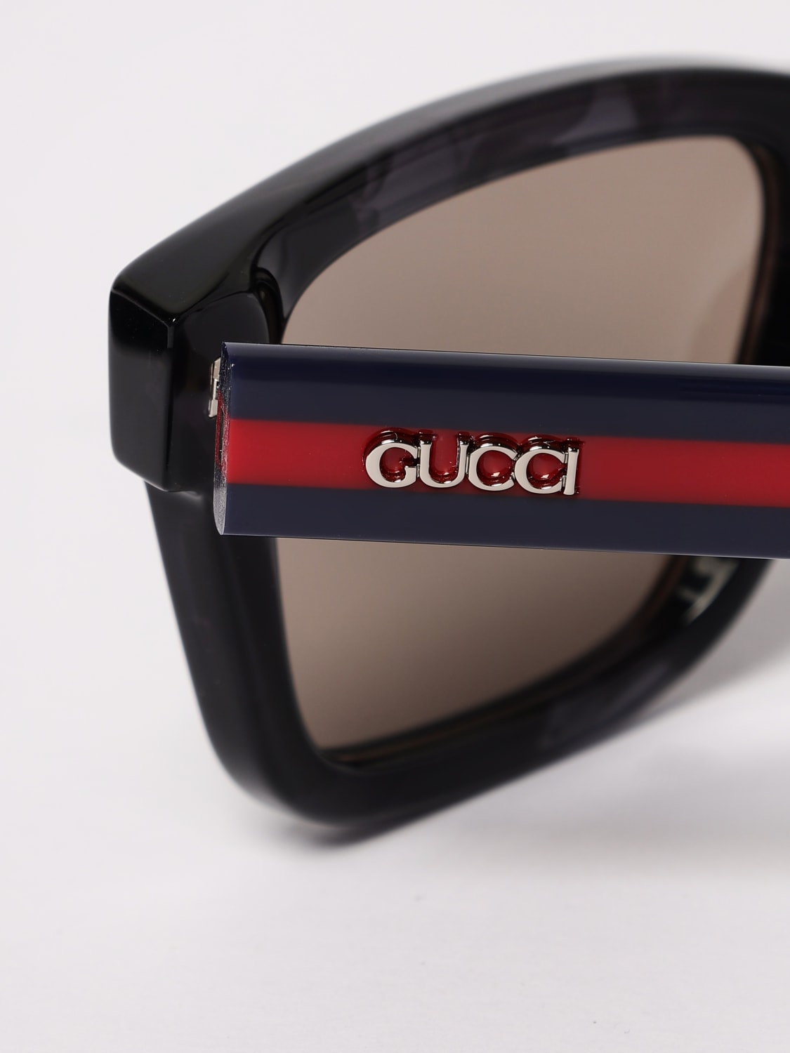 GUCCI SUNGLASSES: Sunglasses men Gucci, Brown - Img 5