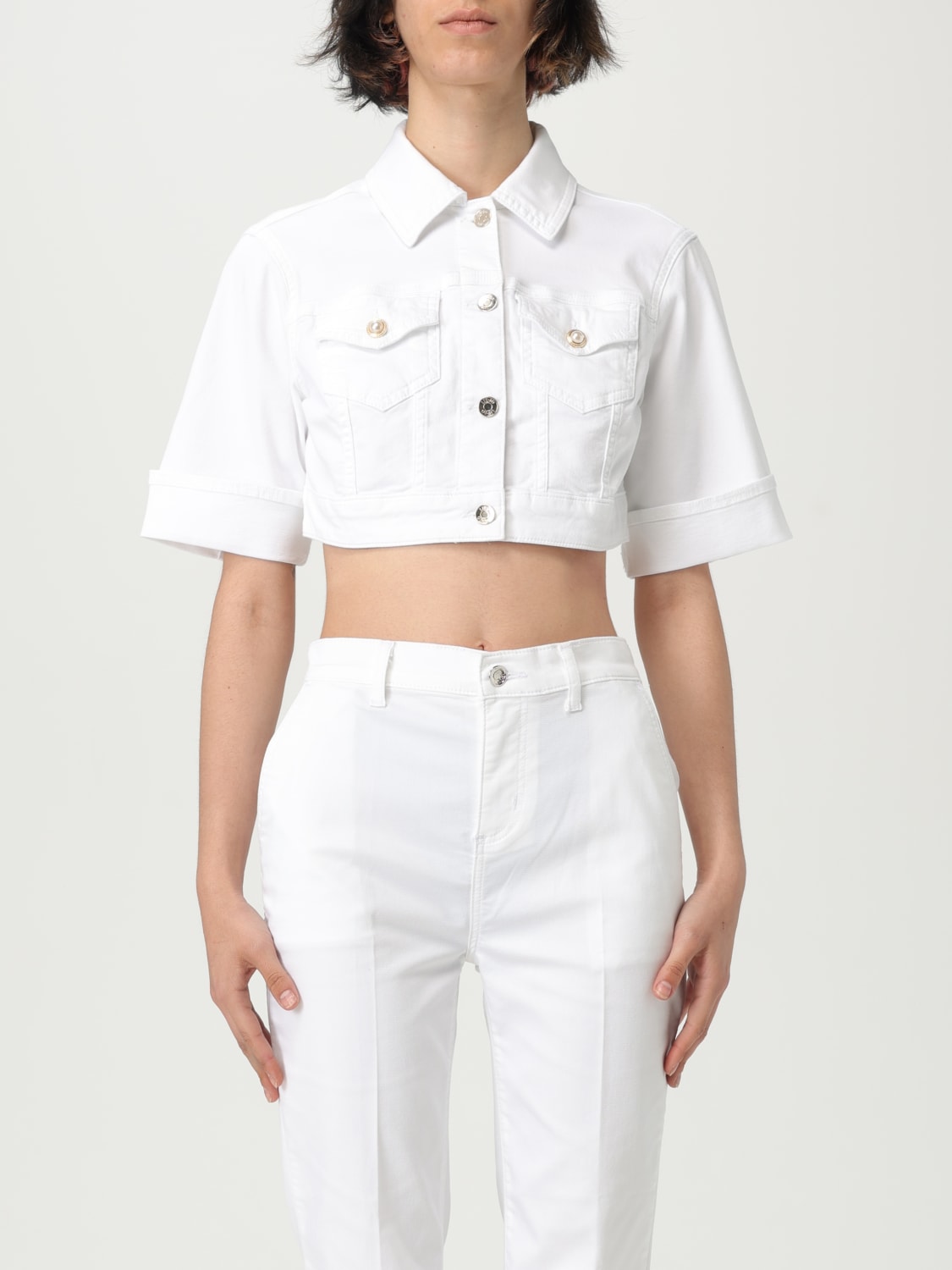 LIU JO JACKET: Jacket woman Liu Jo, White - Img 1