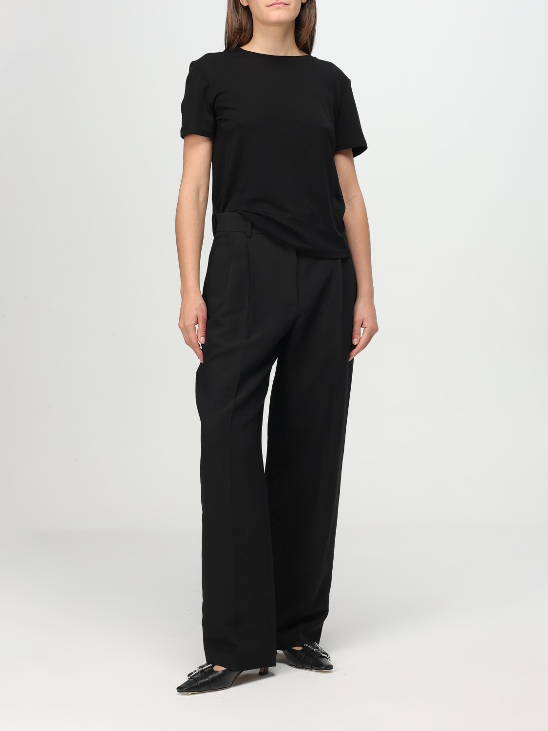 THE ROW: Pants woman - Black | The Row pants 8719W3677