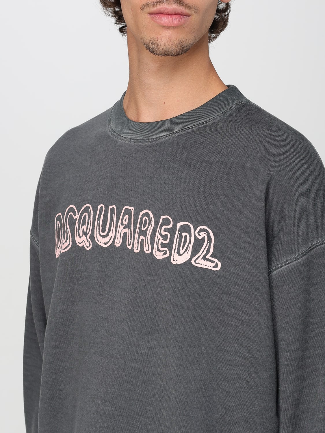 DSQUARED2 SWEATSHIRT: Sweater men Dsquared2, Grey - Img 3