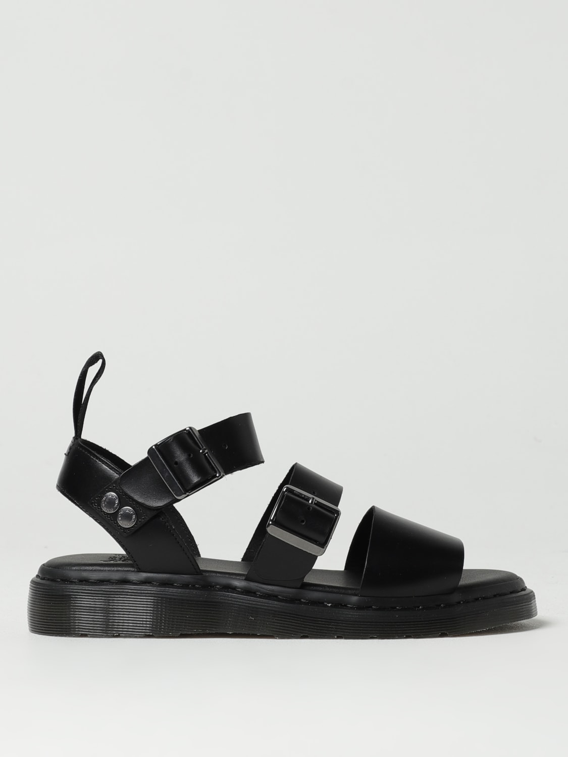 DR. MARTENS FLAT SANDAL: Shoes woman Dr. Martens, Black - Img 1