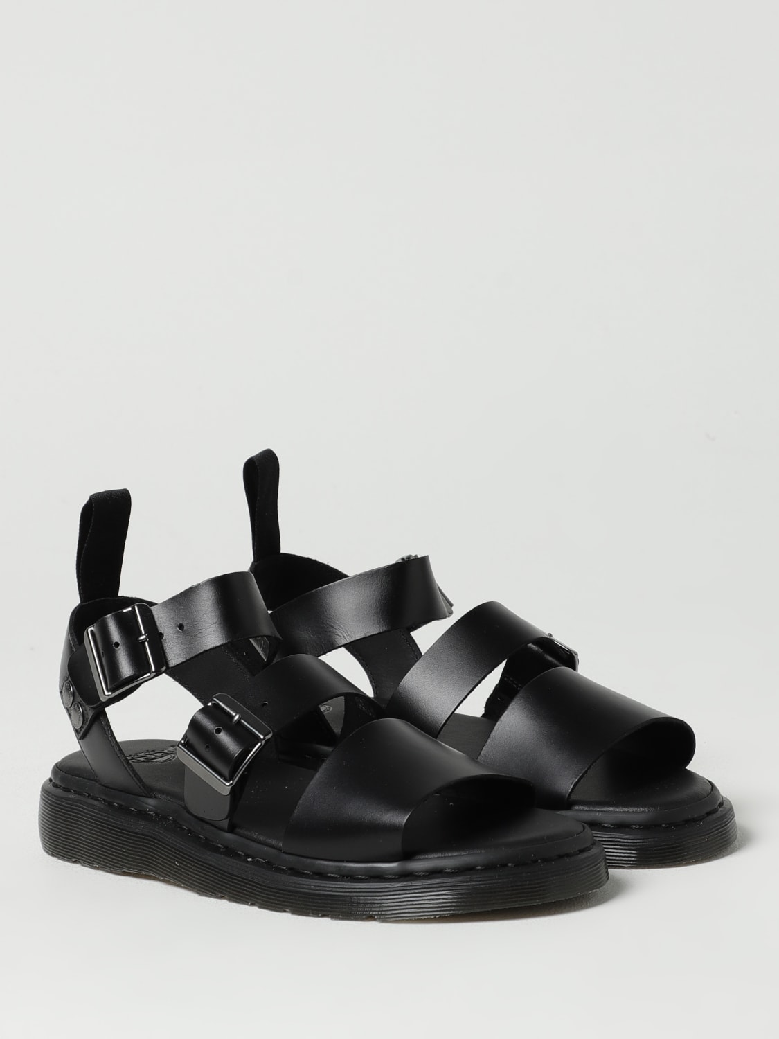 DR. MARTENS FLAT SANDAL: Shoes woman Dr. Martens, Black - Img 2