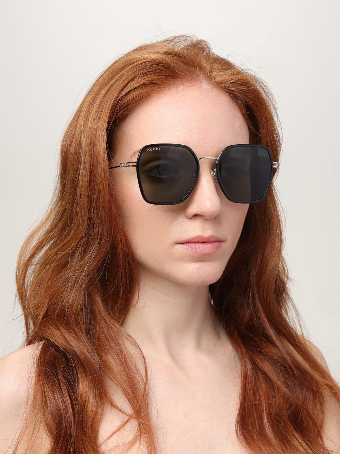 サングラス GUCCI Woman Sunglasses Black GG1850SA 001 GUCCI: Sunglasses woman - Black | Gucci sunglasses GG1850SA