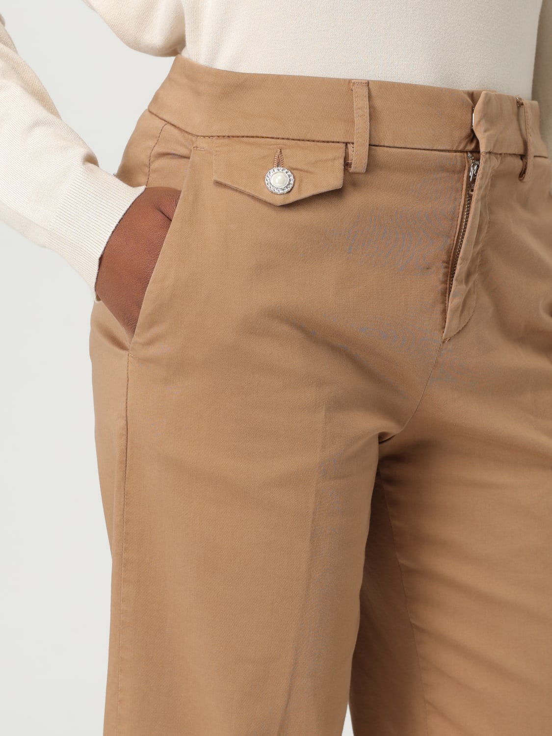 LIU JO PANTALON: Pantalon femme Liu Jo, Sable - Img 4