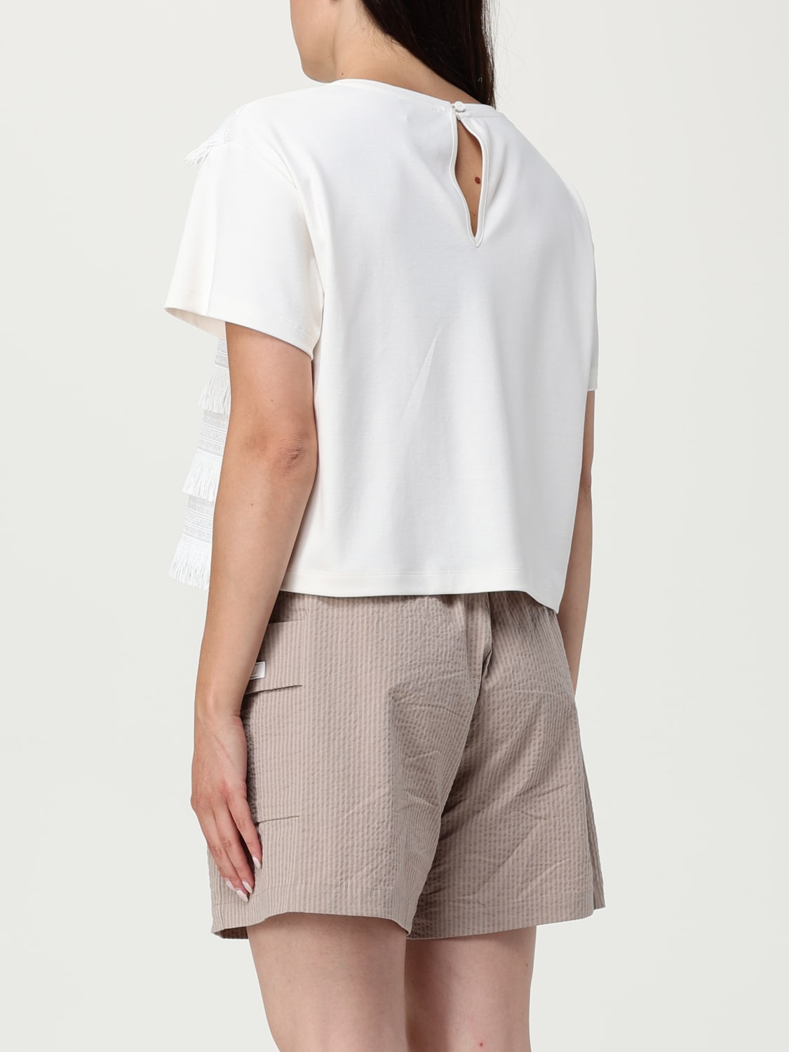 Tシャツ・カットソー EMPORIO ARMANI Woman T-Shirt White EW001518AF12545 U0006 EMPORIO ARMANI: T-shirt woman - White | Emporio Armani t