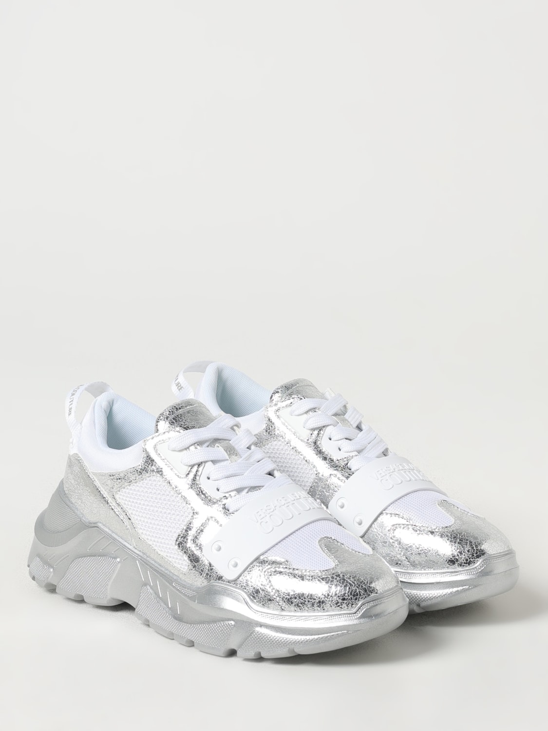 VERSACE JEANS COUTURE SNEAKERS: Schuhe herren Versace Jeans Couture, Weiß - Img 2