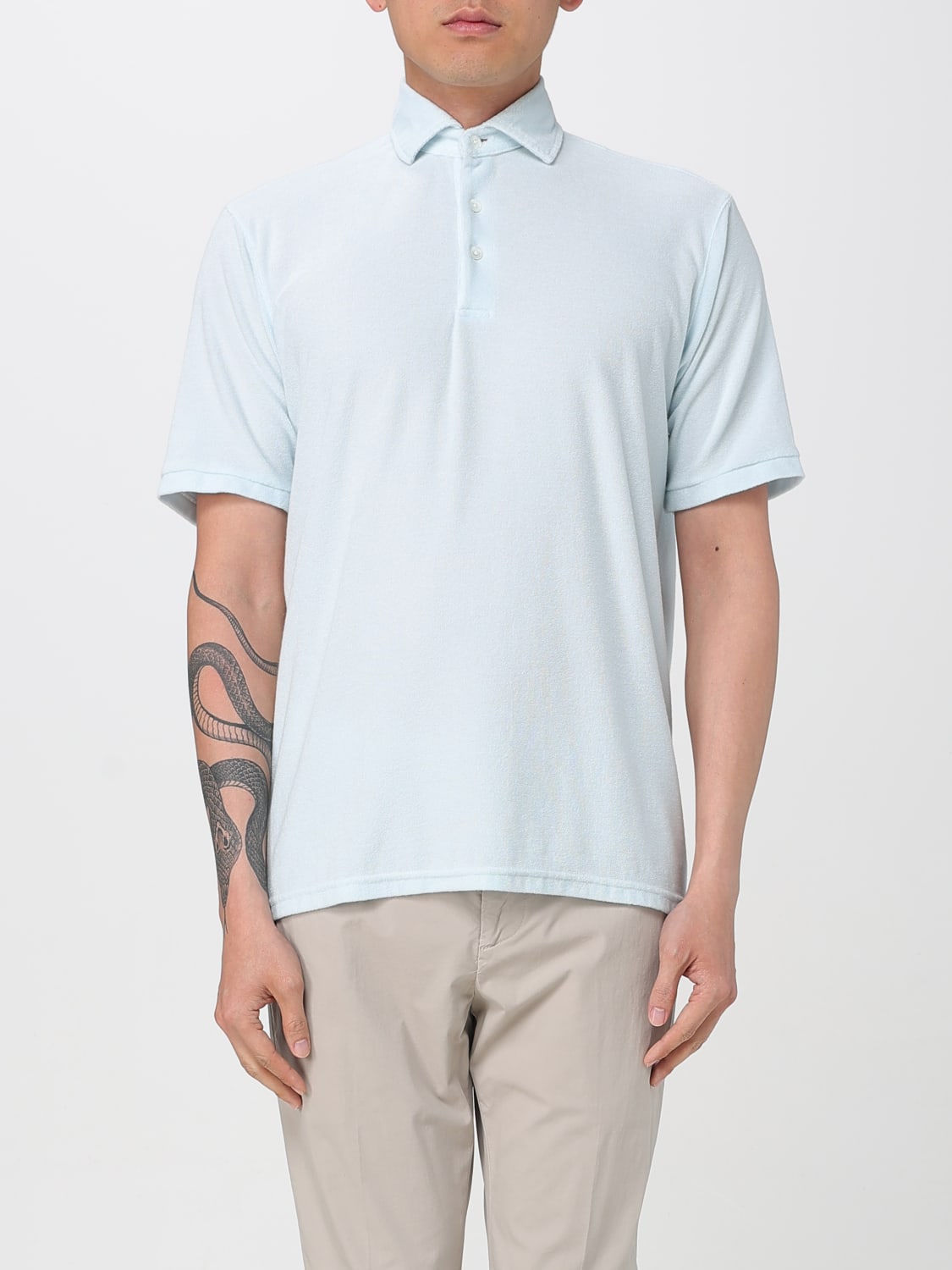 DOPPIAA T-SHIRT: T-shirt homme Doppiaa, Bleu 1 - Img 1