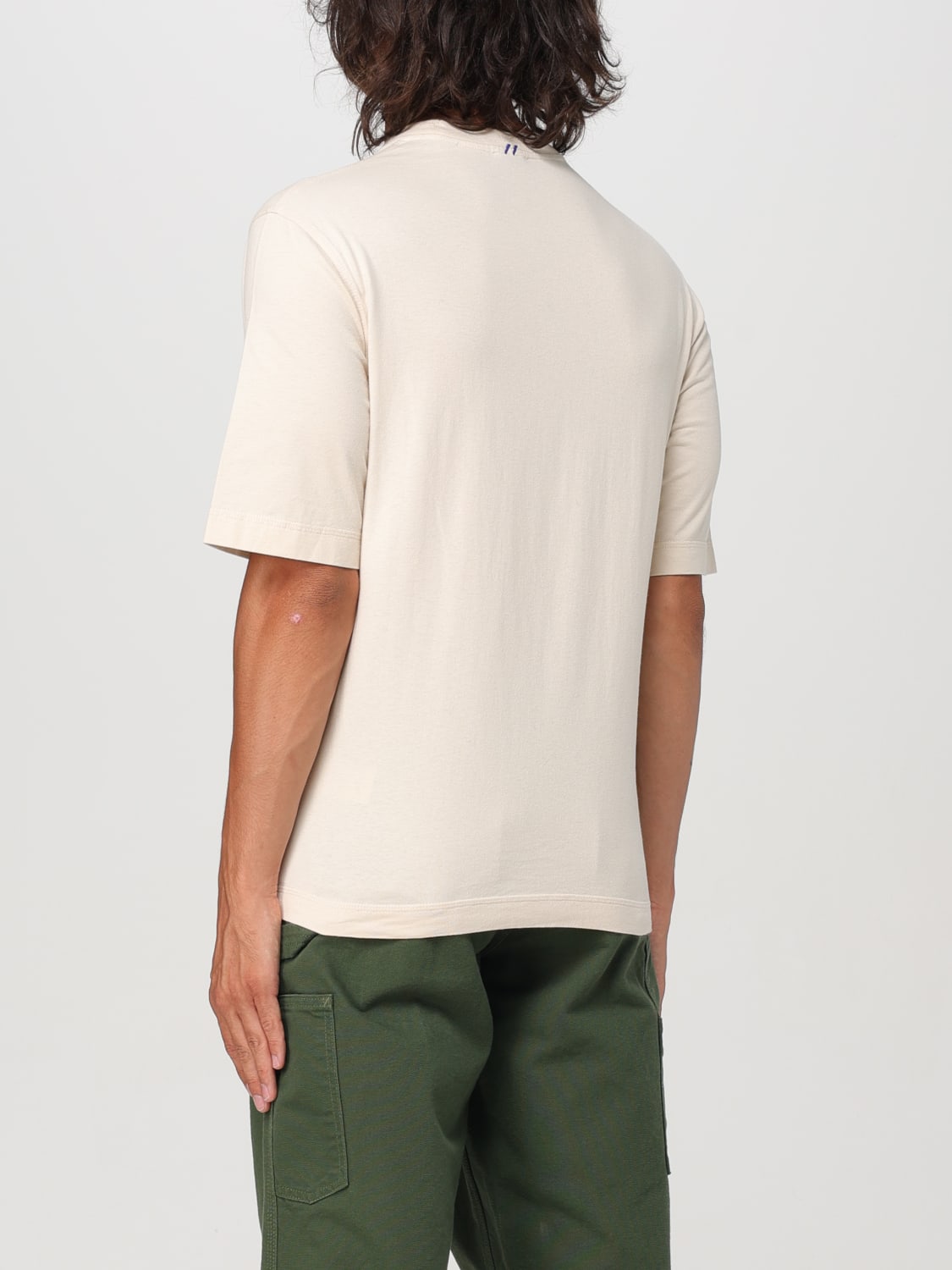 BURBERRY T-SHIRT: T-shirt men Burberry, Beige - Img 3