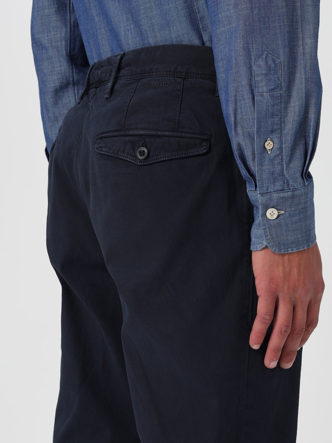 INCOTEX PANTALON: Jeans homme Incotex, Bleu - Img 3