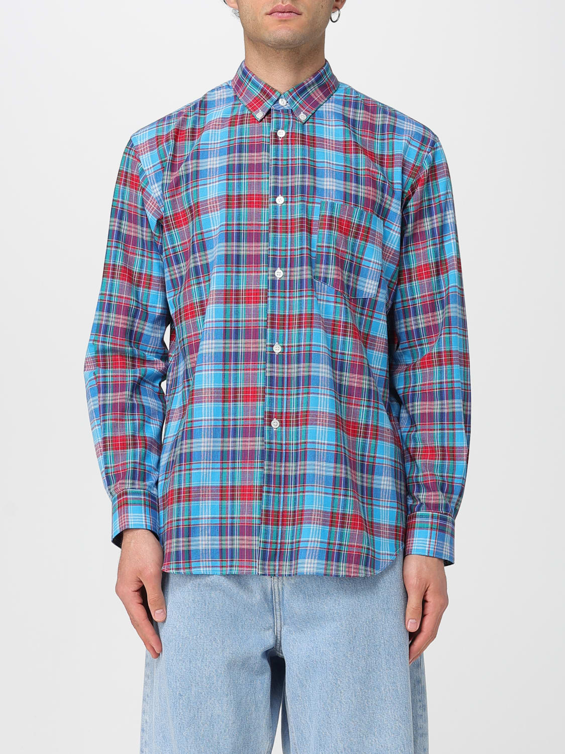 COMME DES GARCONS CAMICIA: Camicia in cotone tartan Comme Des Garcons, Fantasia - Img 1