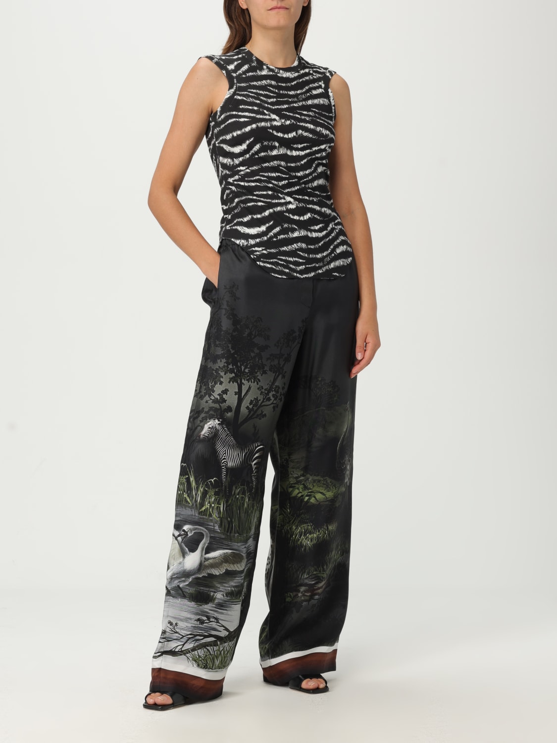 パンツ THE ATTICO Woman Pants Black 250WCP258S015 867 THE ATTICO: Pants woman - Black | The Attico pants