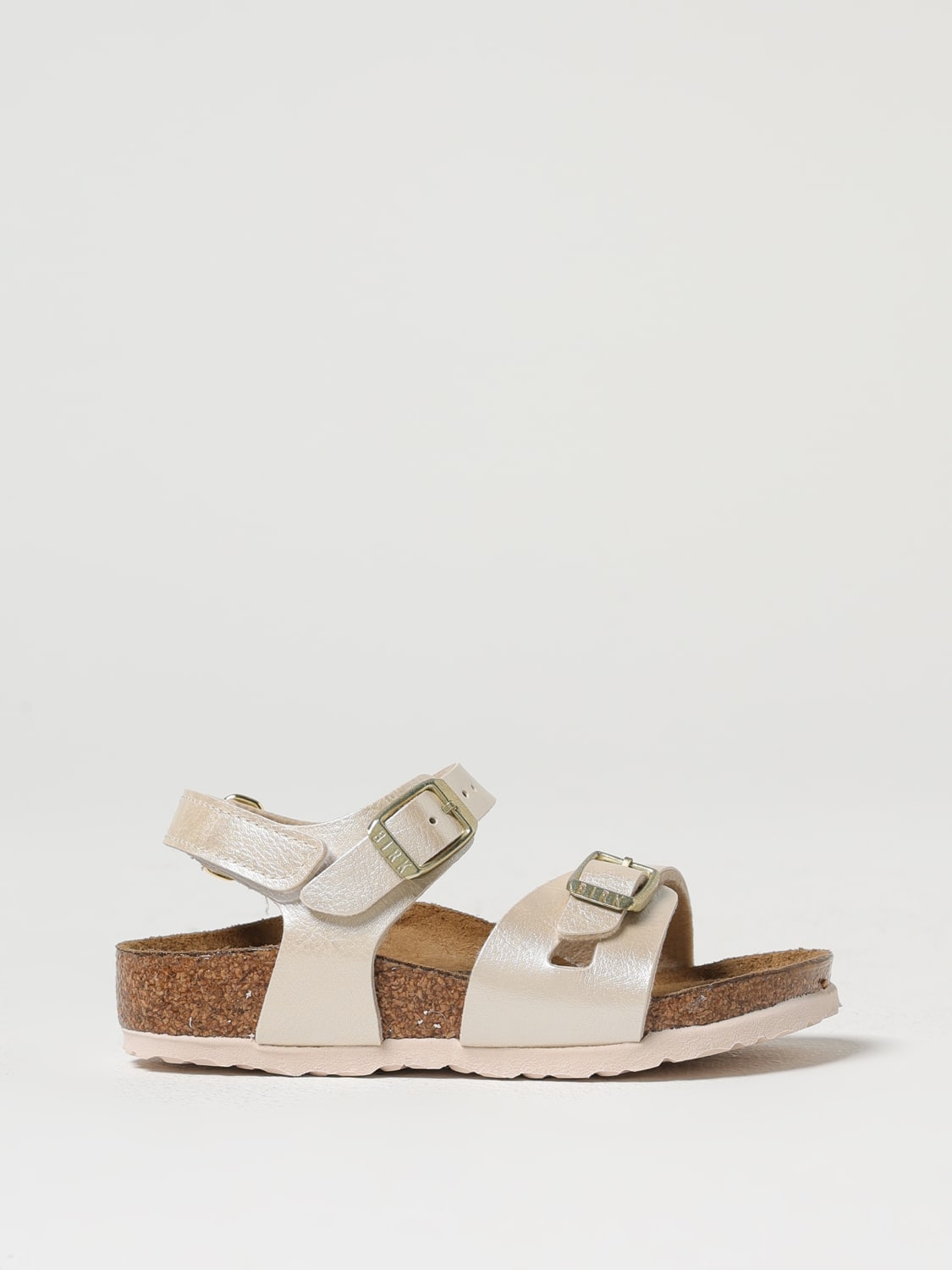 BIRKENSTOCK SCARPE: Sandalo Rio Birkenstock in Birko-Flor, Bianco - Img 1