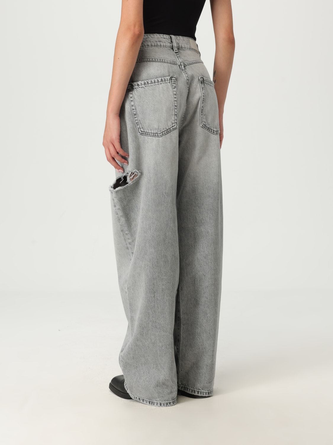 ICON DENIM LOS ANGELES JEANS: Jeans woman Icon Denim Los Angeles, Grey - Img 2