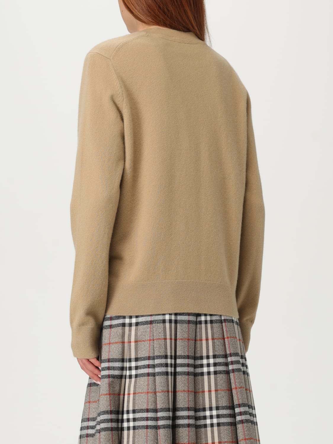 BURBERRY SWEATER: Sweater woman Burberry, Apricot - Img 3