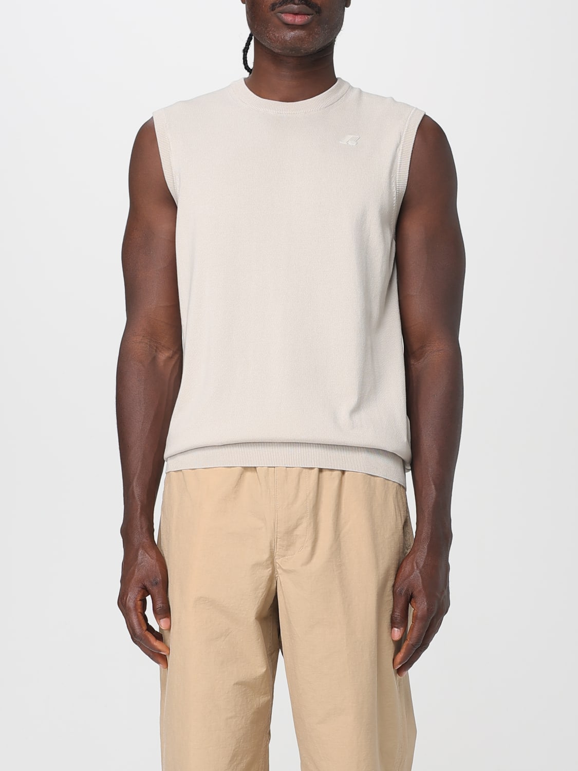 K-WAY WESTE: Weste herren K-way, Beige - Img 1