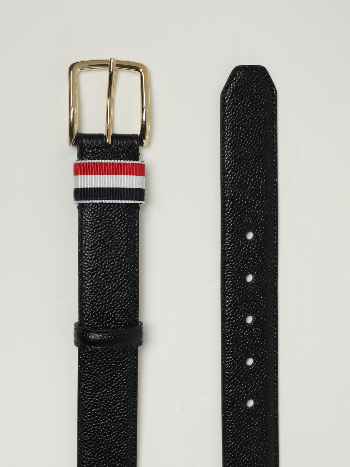 THOM BROWNE BELT: Belt men Thom Browne, Black - Img 2