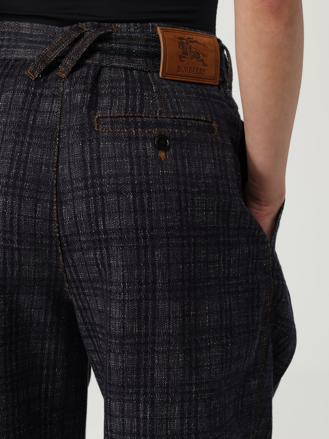 BURBERRY JEANS: Jeans woman Burberry, Blue - Img 5