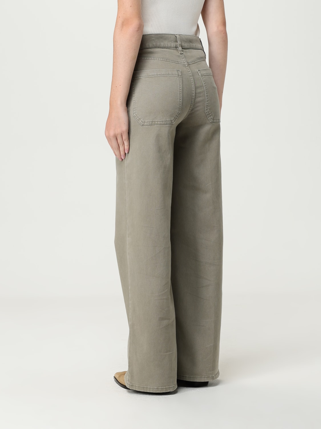 FRAME JEANS: Jeans woman Frame, Beige - Img 2