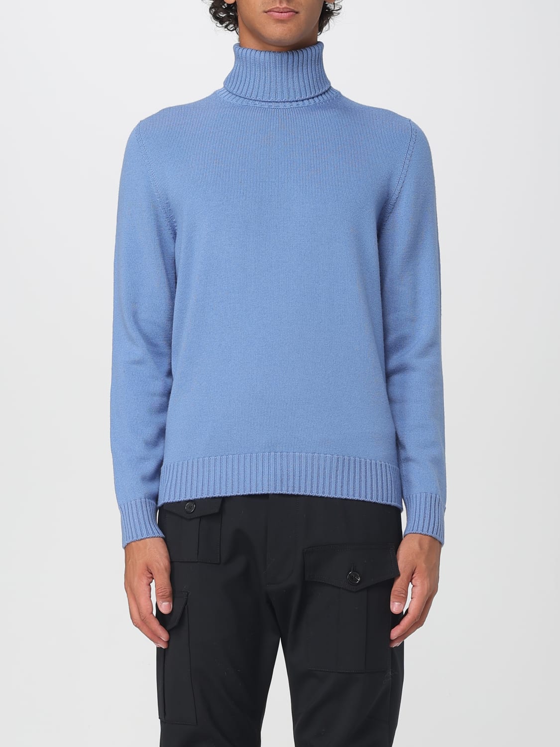 DRUMOHR JUMPER: Jumper men Drumohr, Denim - Img 1