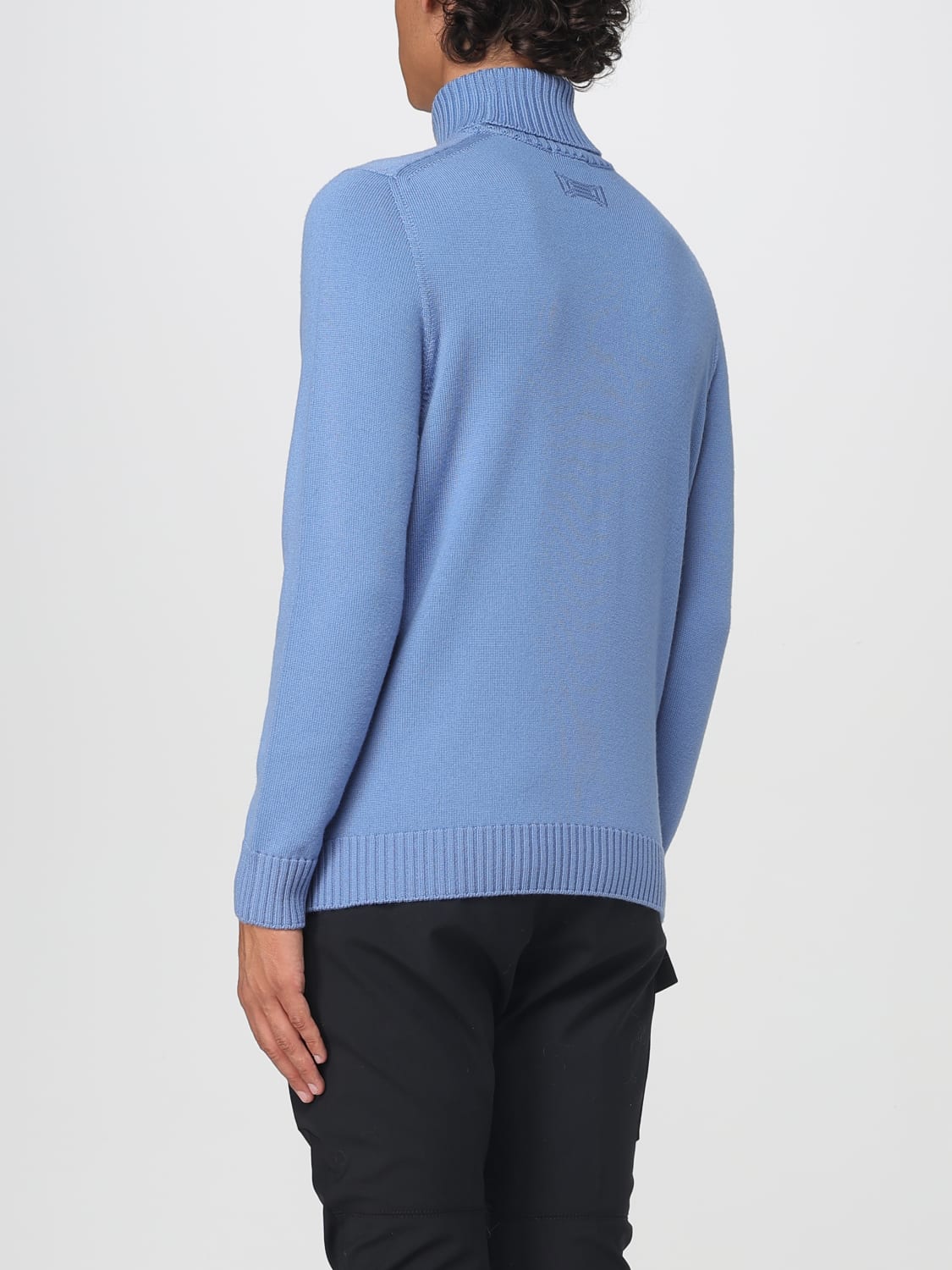 DRUMOHR JUMPER: Jumper men Drumohr, Denim - Img 2