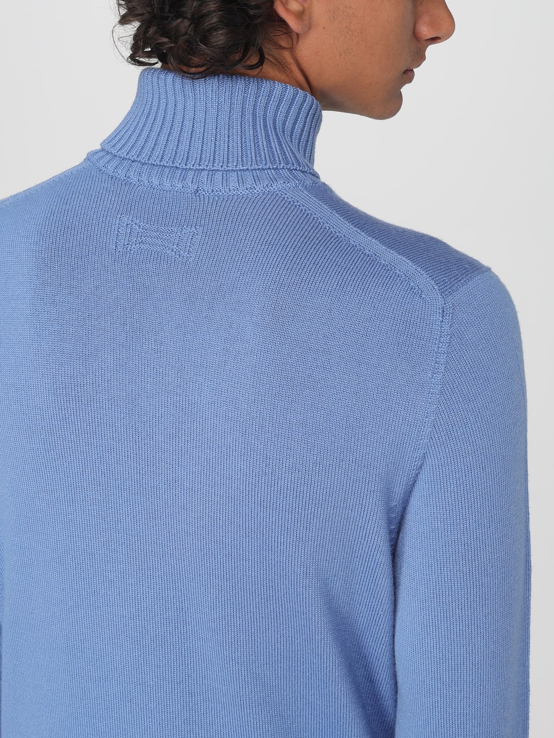 DRUMOHR JUMPER: Jumper men Drumohr, Denim - Img 3