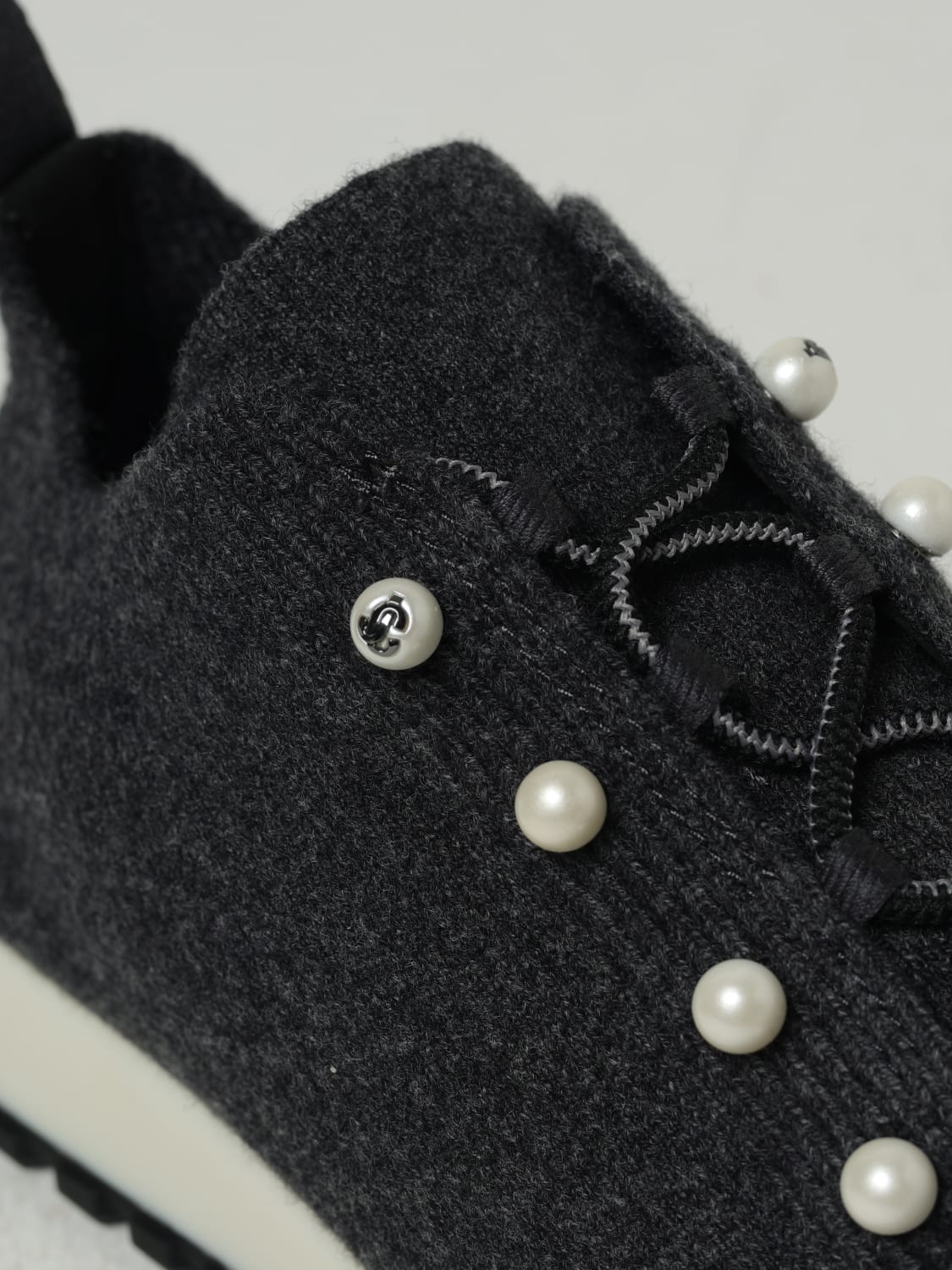 JIMMY CHOO SNEAKERS: Sneakers woman Jimmy Choo, Black - Img 4