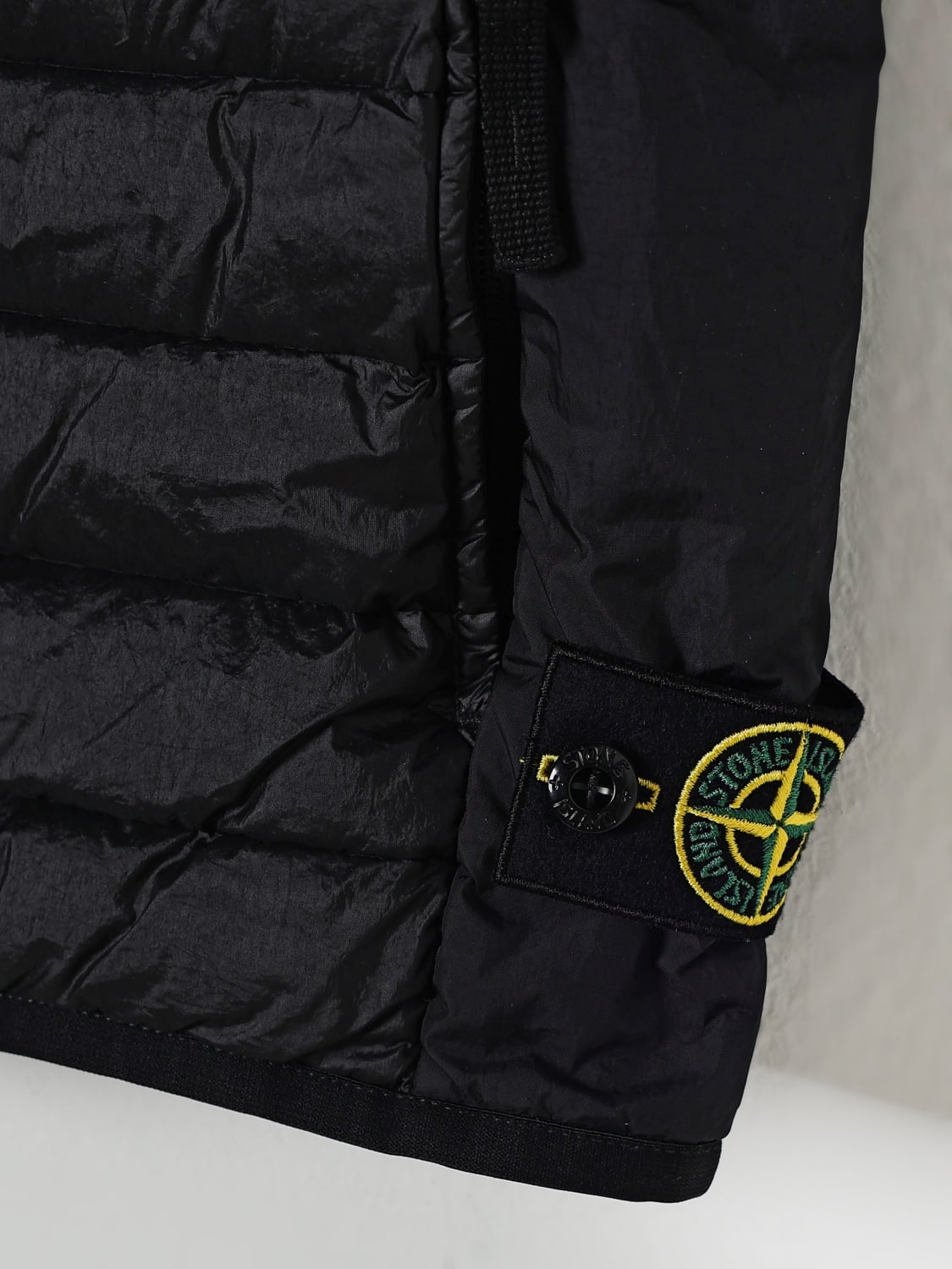 STONE ISLAND JUNIOR WAISTCOAT: Jacket kids Stone Island Junior, Black - Img 3