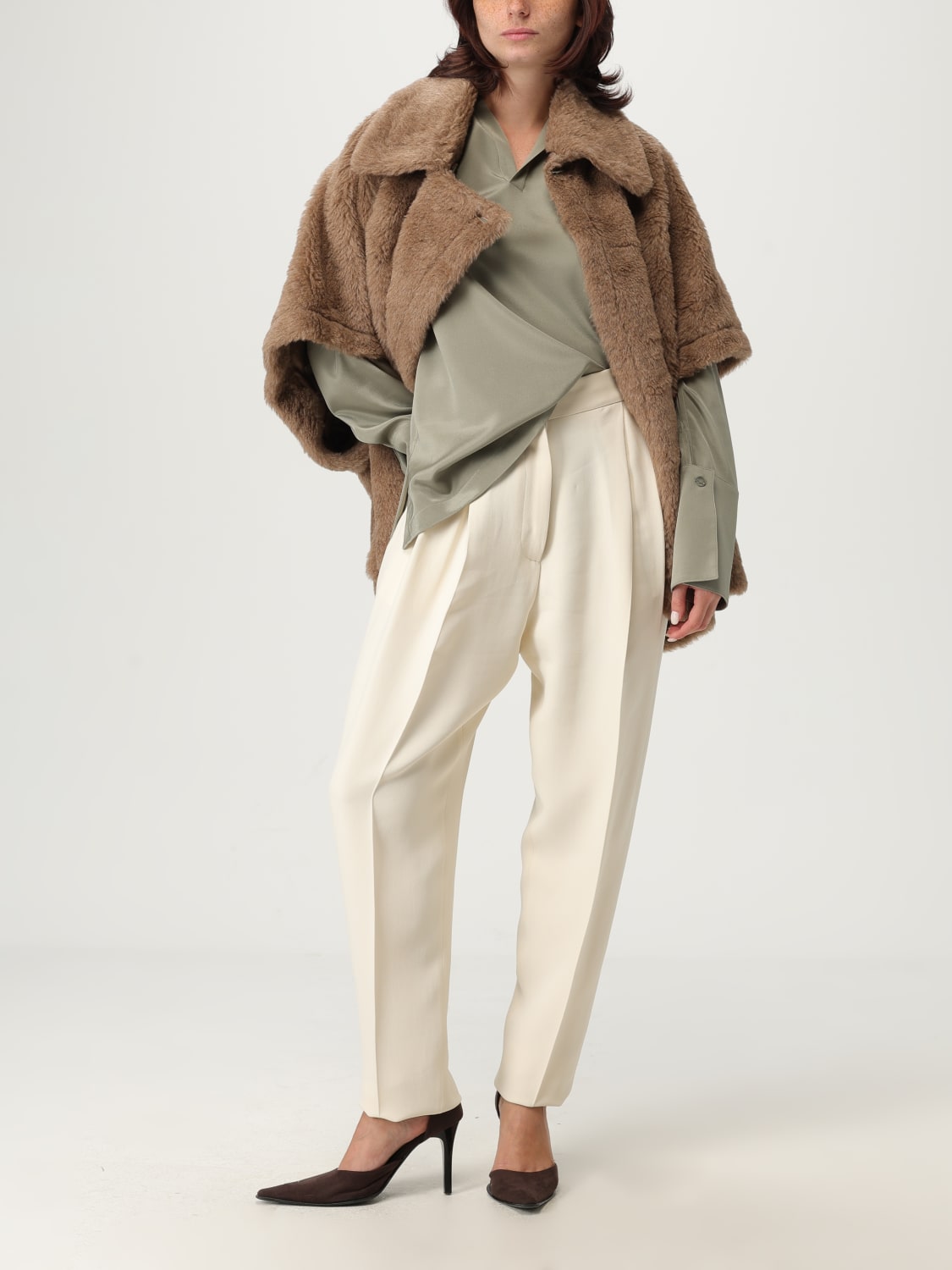 MAX MARA TOP: Veste femme Max Mara, Vert Sapin - Img 2