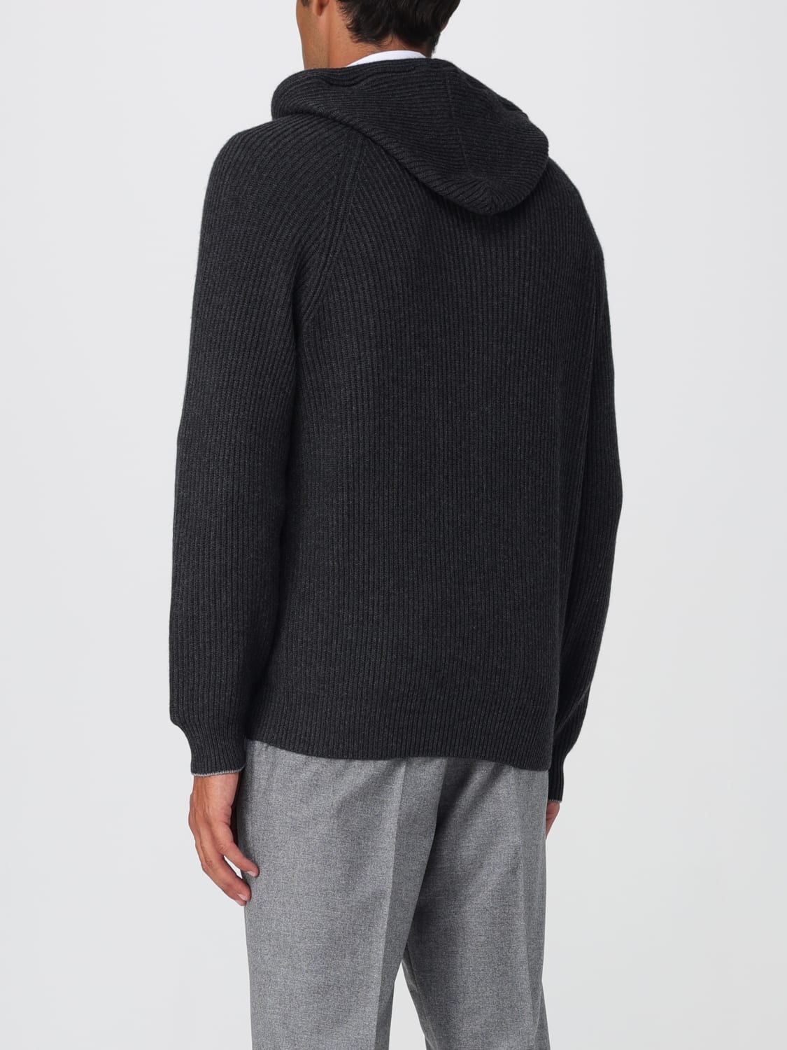 BRUNELLO CUCINELLI SWEATSHIRT: Sweatshirt herren Brunello Cucinelli, Grau - Img 3