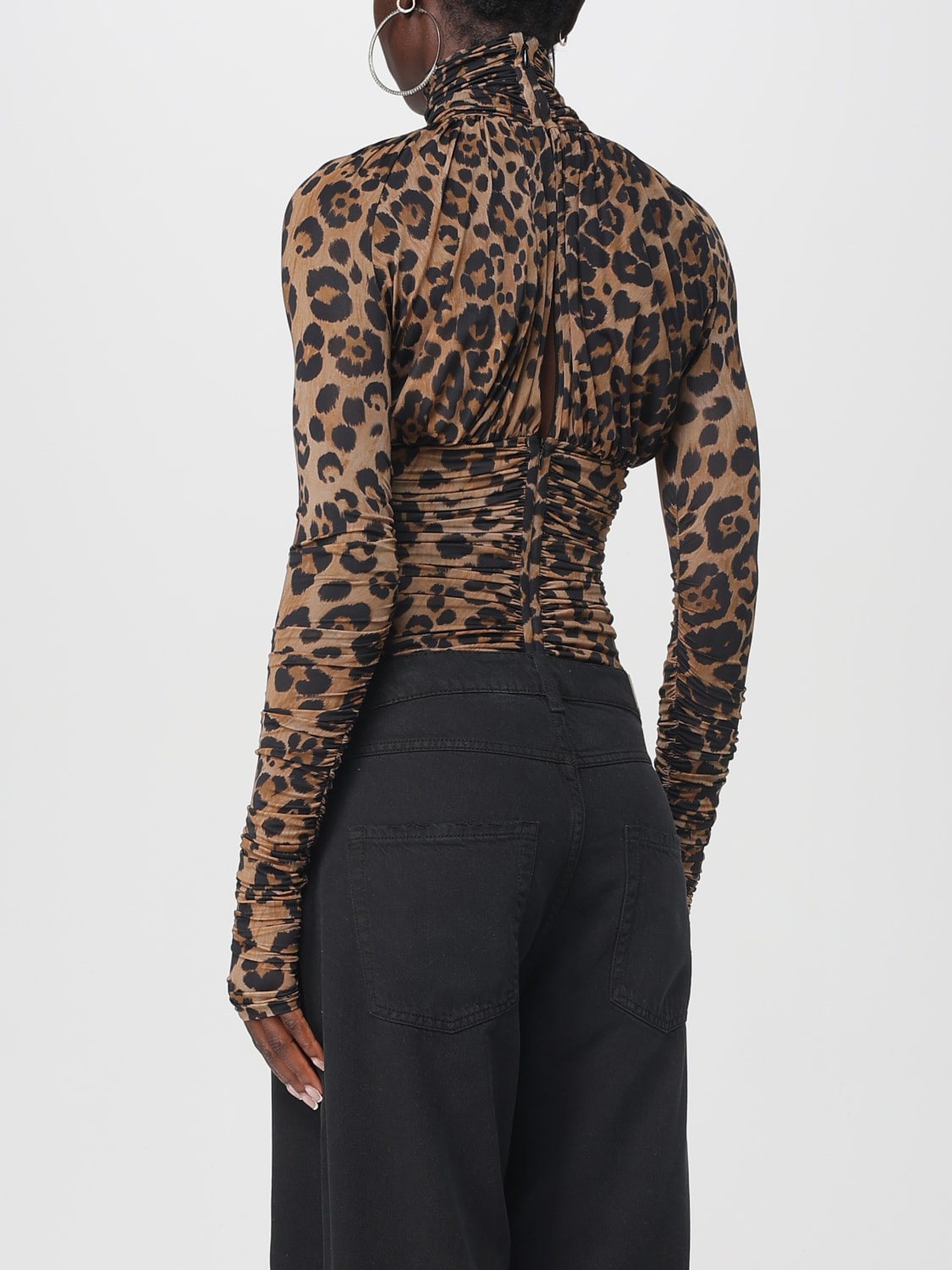 BLUMARINE TOP: Top mujer Blumarine, Marrón - Img 3