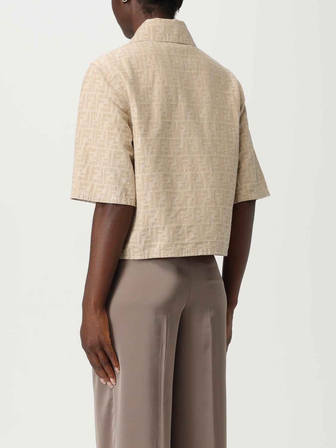 FENDI JACKET: Jacket woman Fendi, Beige - Img 3