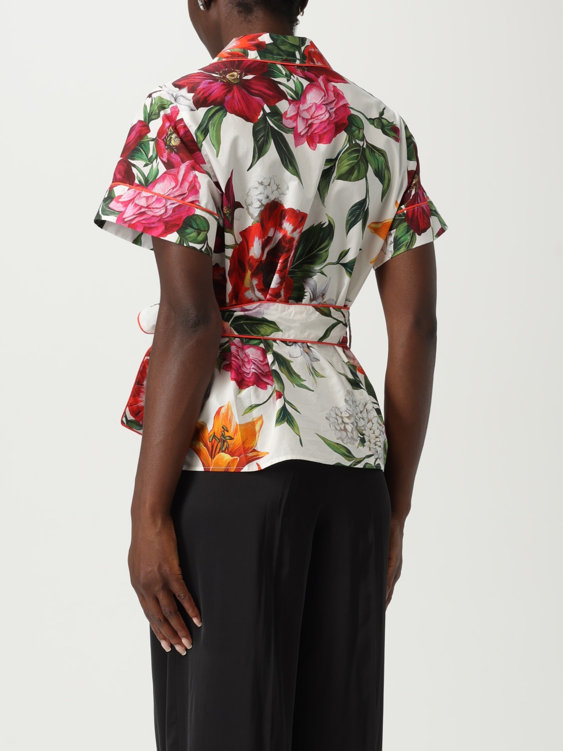 DOLCE & GABBANA CHEMISE: Top femme Dolce & Gabbana, Multicolore - Img 3