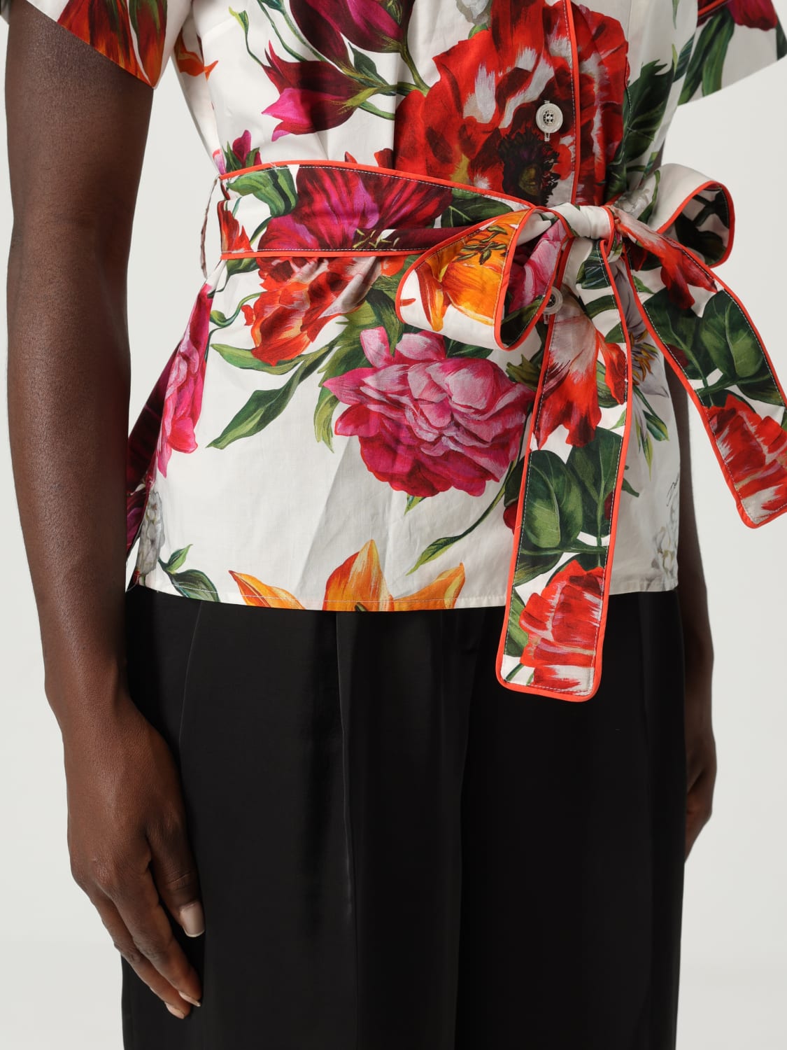 DOLCE & GABBANA CHEMISE: Top femme Dolce & Gabbana, Multicolore - Img 5