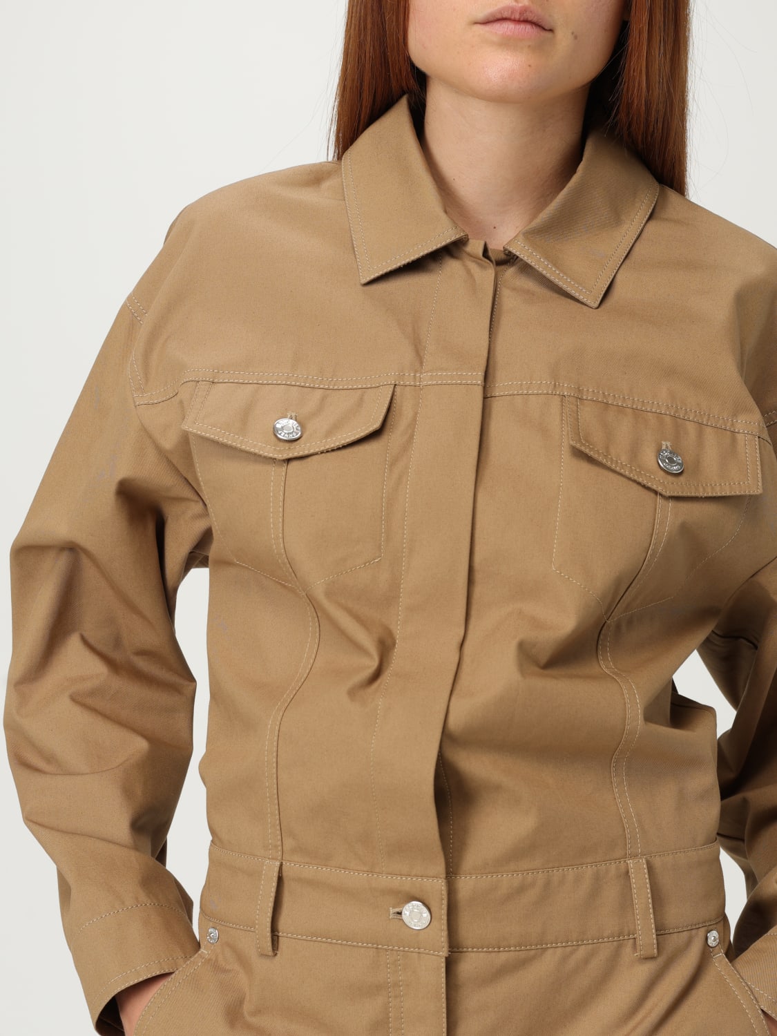 MOSCHINO JEANS JUMPSUIT: Dress woman Moschino Jeans, Brown - Img 3