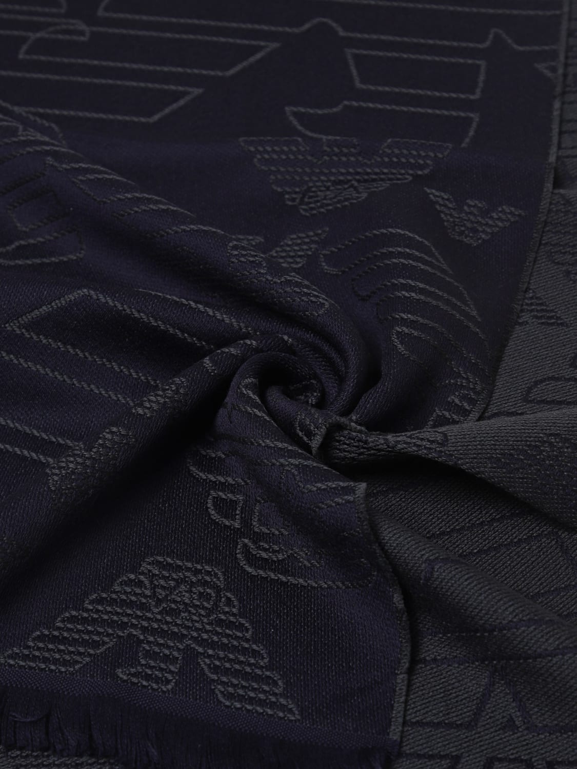EMPORIO ARMANI SCARF: Scarf men Emporio Armani, Blue - Img 3