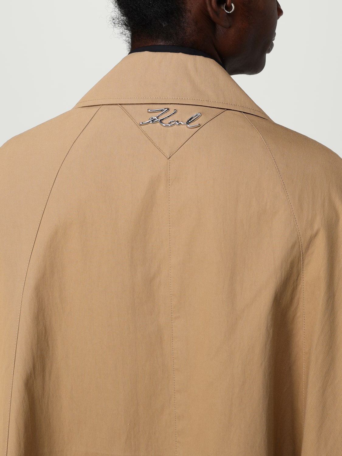 KARL LAGERFELD MANTEL: Pelerine damen Karl Lagerfeld, Beige - Img 5