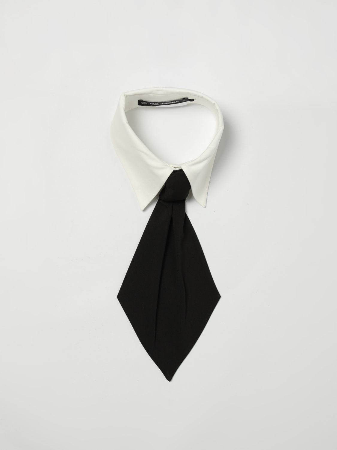 KARL LAGERFELD TIE: Tie woman Karl Lagerfeld, Black - Img 1