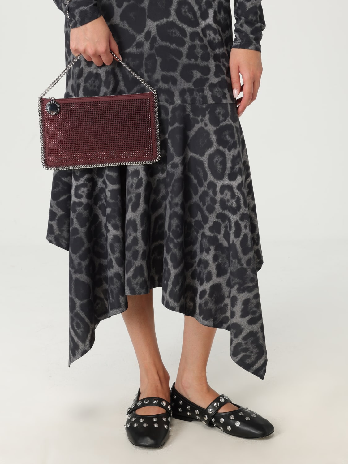 STELLA MCCARTNEY MINI BAG: Clutch woman Stella McCartney, Burgundy - Img 2