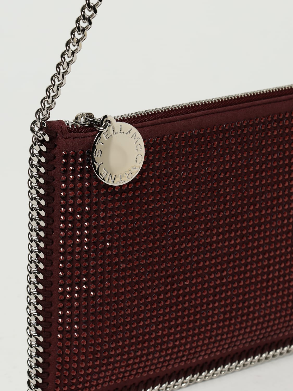 STELLA MCCARTNEY MINI BAG: Clutch woman Stella McCartney, Burgundy - Img 4