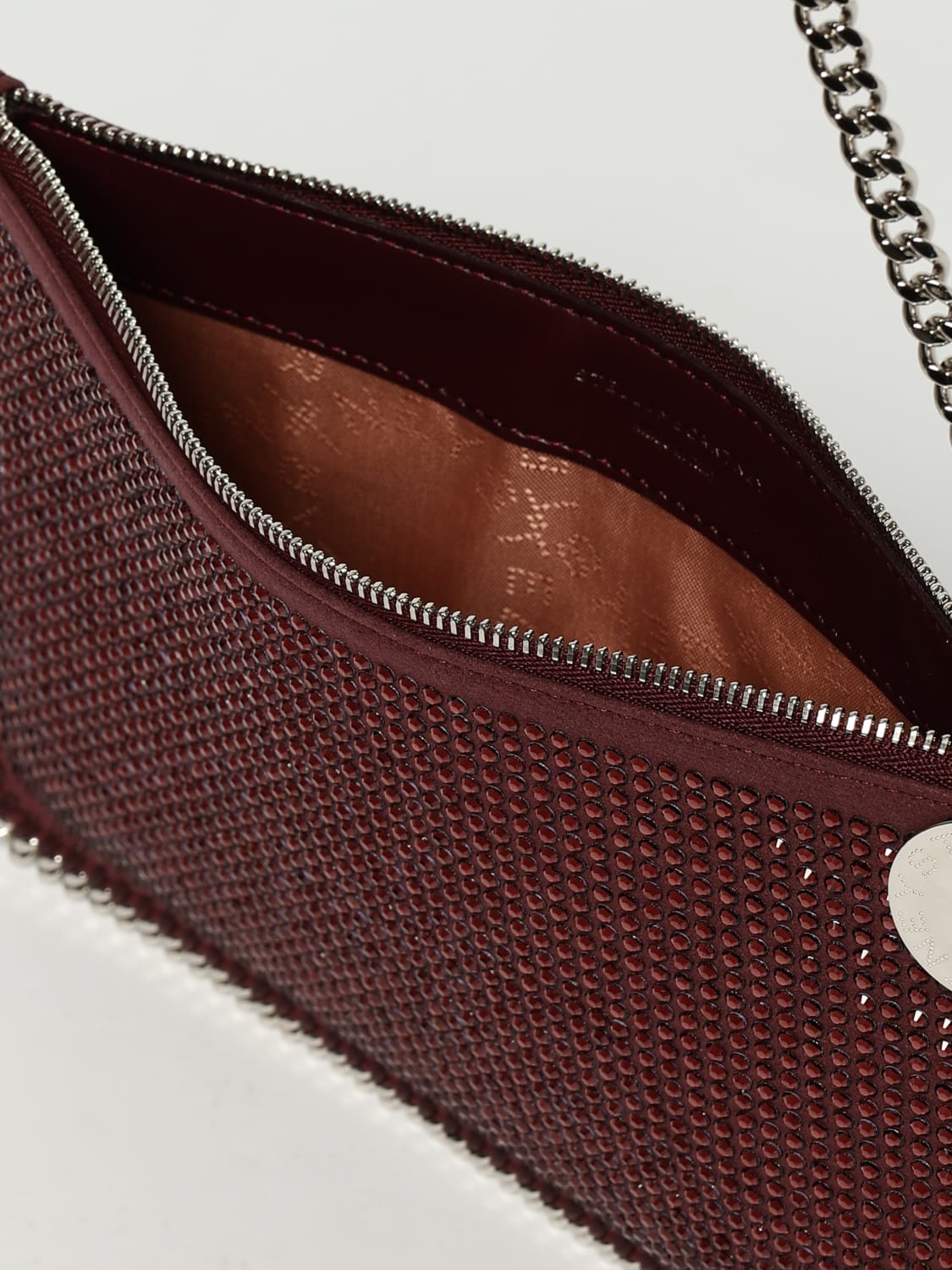 STELLA MCCARTNEY MINI BAG: Clutch woman Stella McCartney, Burgundy - Img 5