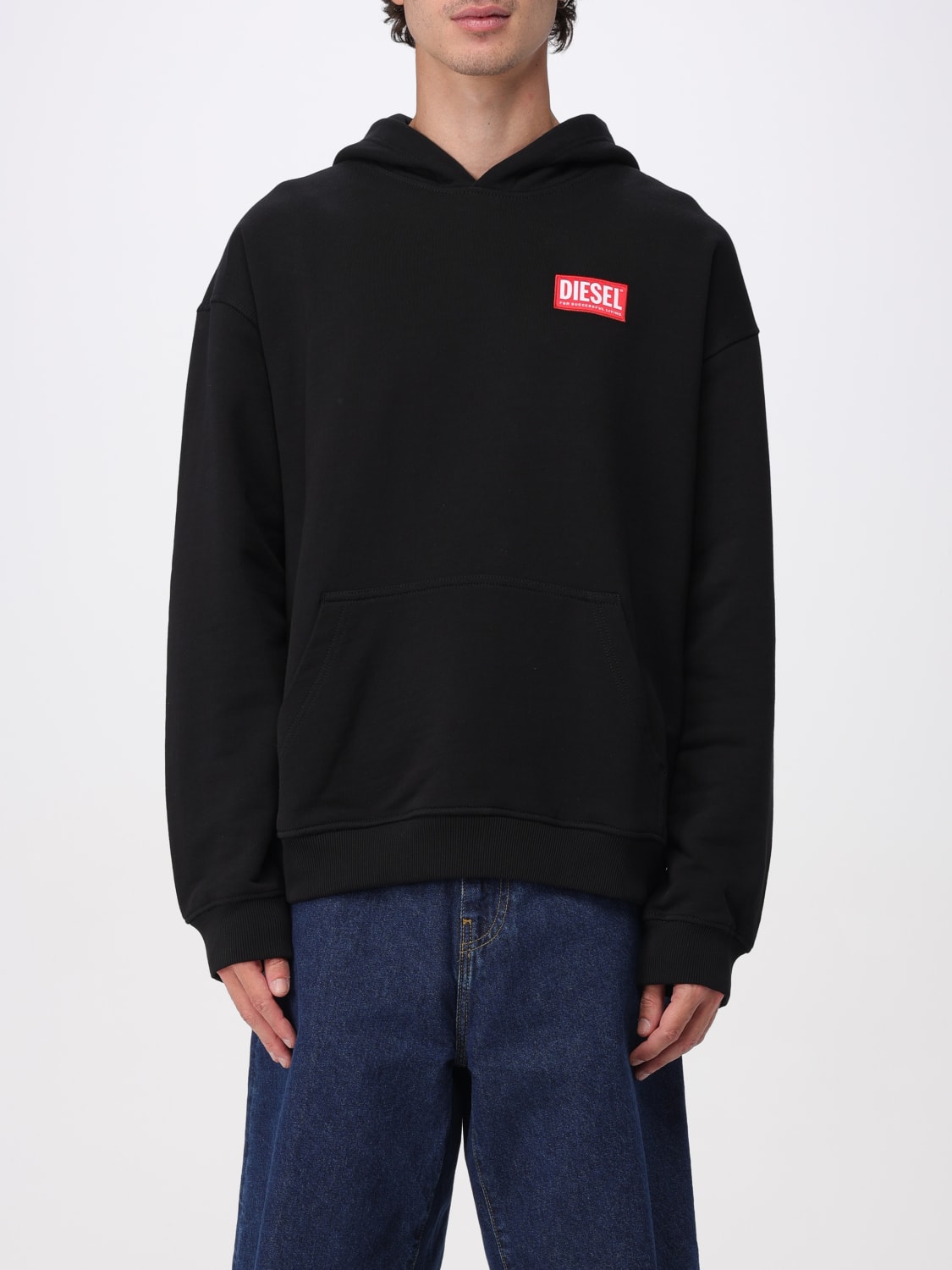 DIESEL SWEATSHIRT: Sweatshirt men Diesel, Black - Img 1