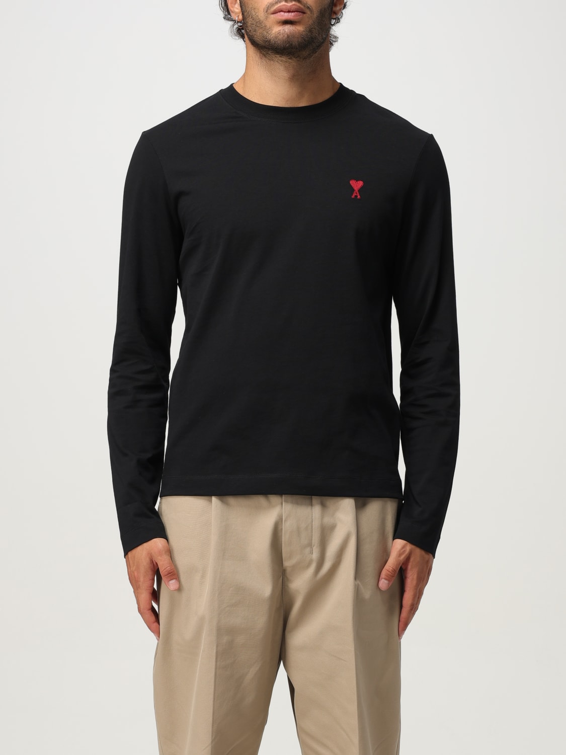 AMI PARIS T-SHIRT: T-shirt men Ami Paris, Black - Img 1