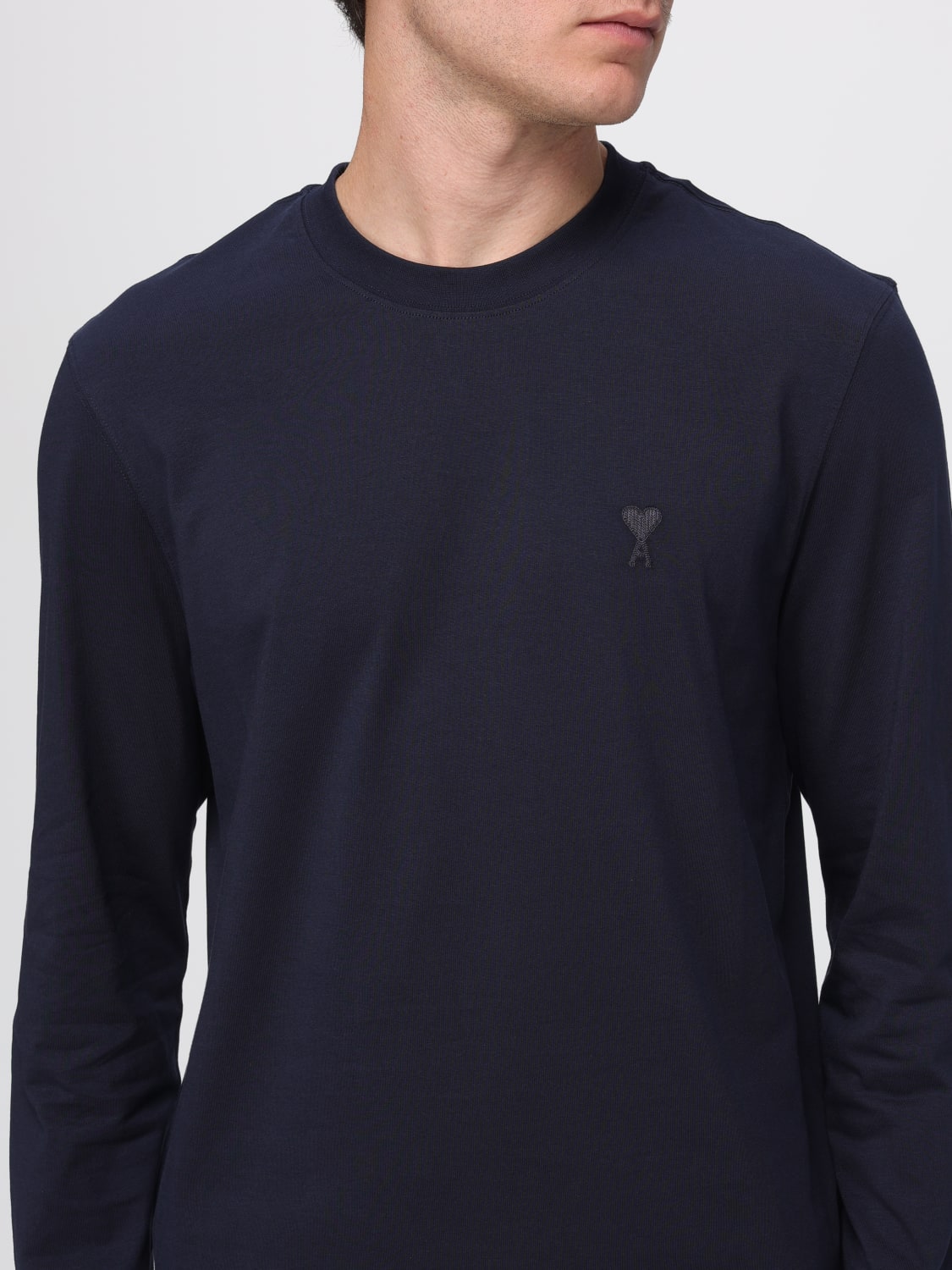 AMI PARIS T-SHIRT: T-shirt men Ami Paris, Blue - Img 3