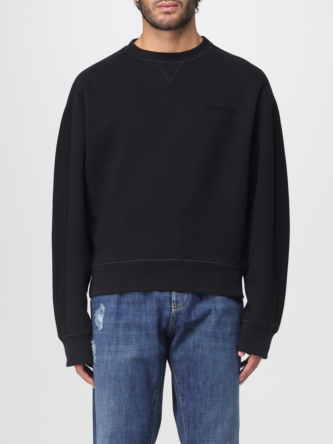 DSQUARED2 SWEATSHIRT: Sweatshirt men Dsquared2, Black - Img 1