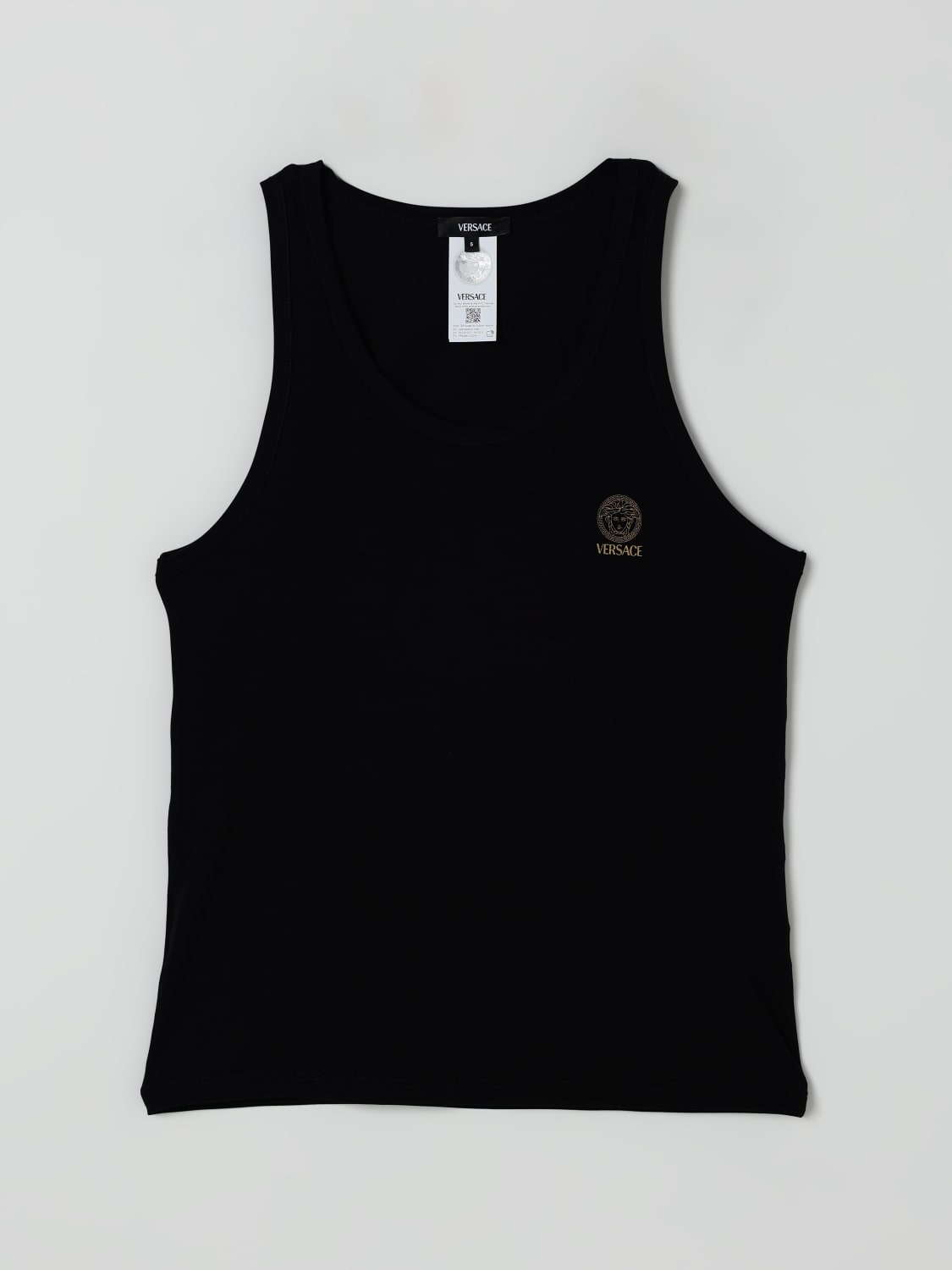 VERSACE T-SHIRT: Underwear men Versace, Black - Img 2