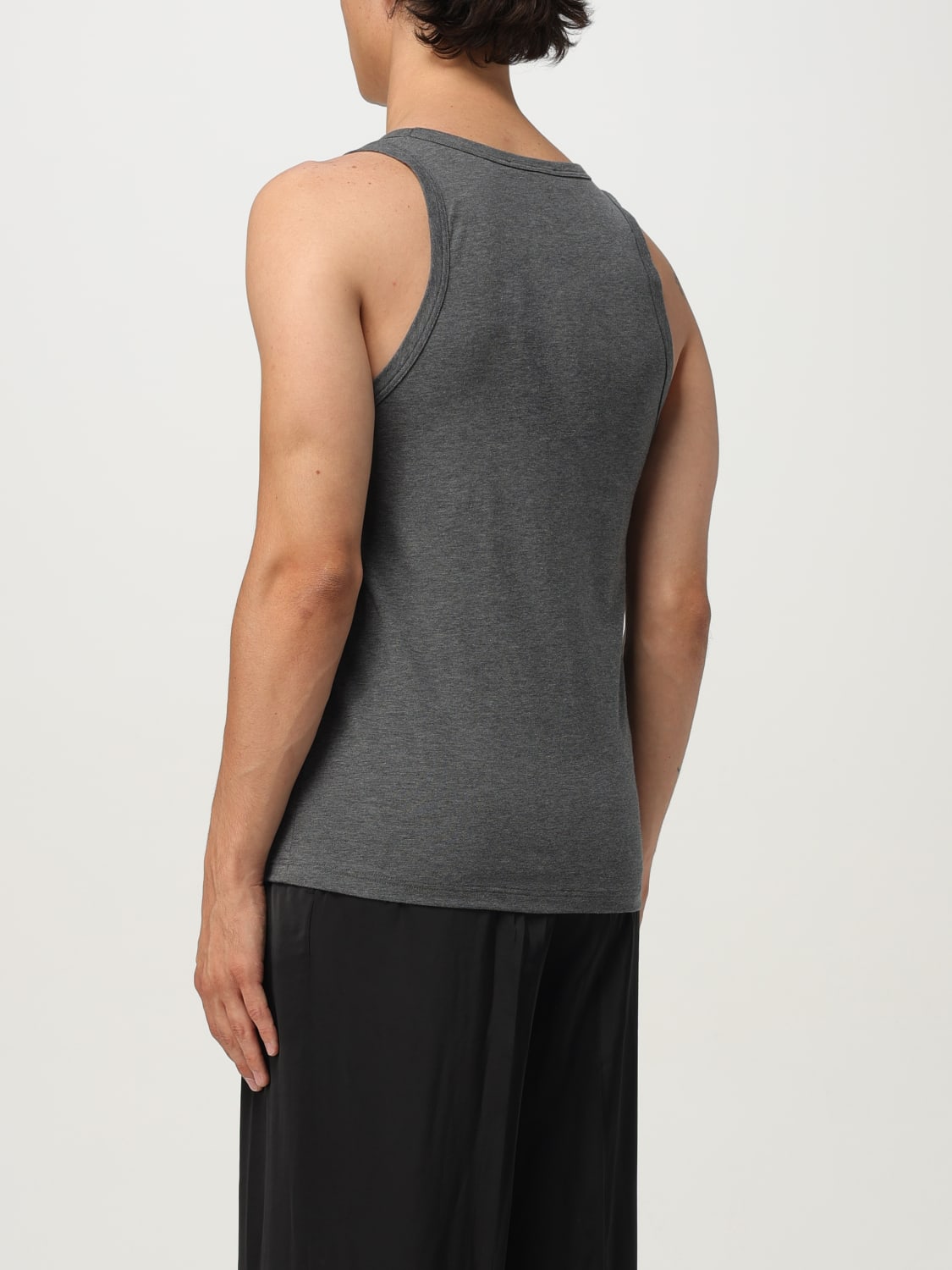 VERSACE T-SHIRT: Underwear men Versace, Grey - Img 3