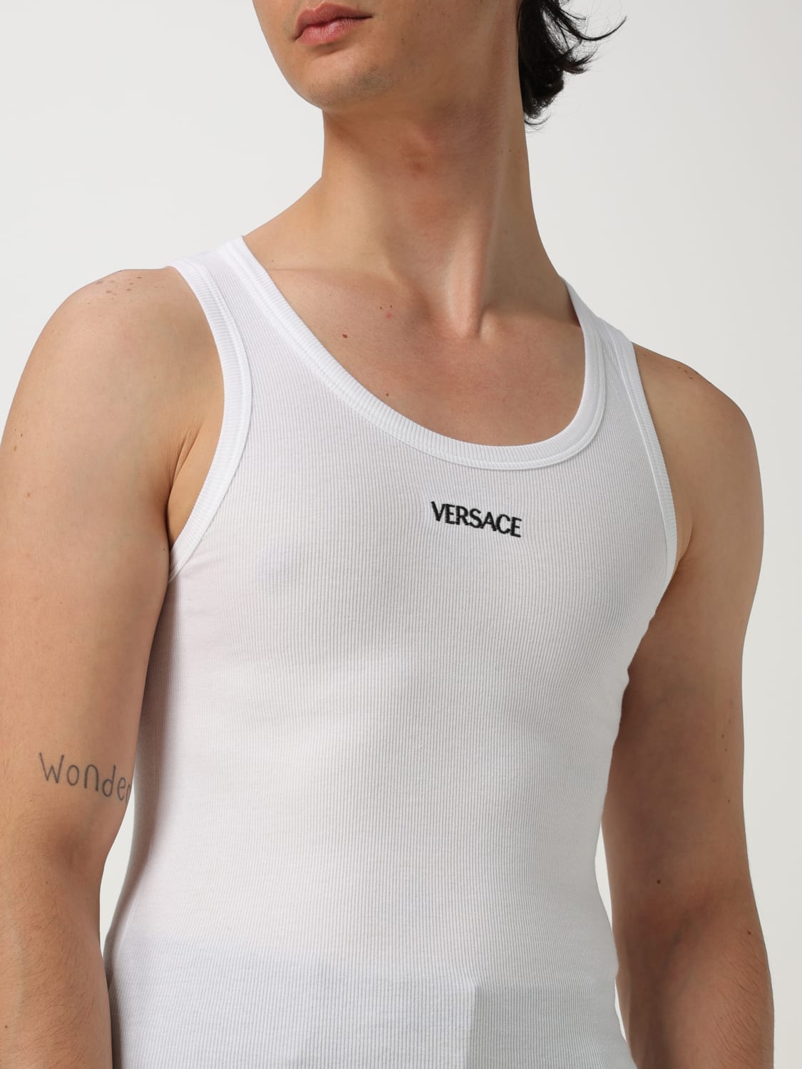 VERSACE T-SHIRT: Underwear men Versace, White - Img 5