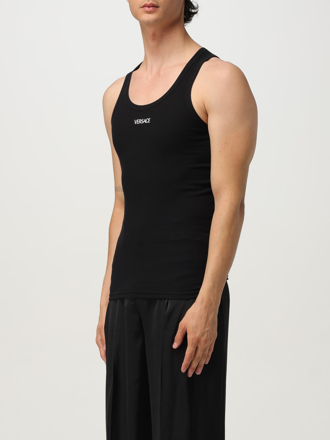 VERSACE T-SHIRT: Underwear men Versace, Black - Img 4